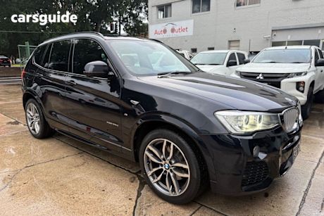 Blue 2015 BMW X3 Wagon Xdrive 30D