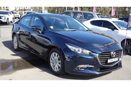 Blue 2017 Mazda 3 Sedan Maxx