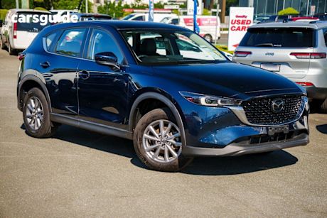 Blue 2022 Mazda CX-5 Wagon Touring (awd)