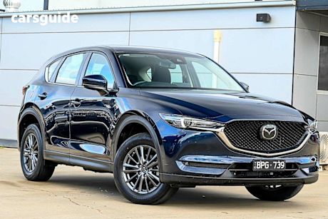 Blue 2021 Mazda CX-5 Wagon Maxx Sport (awd)