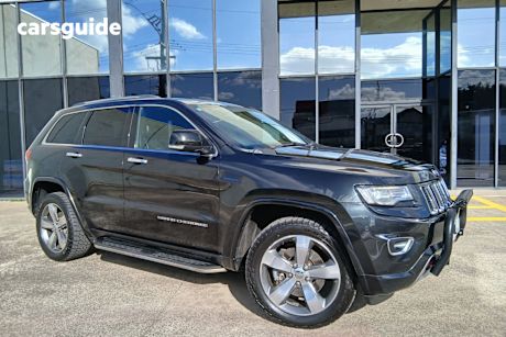 Black 2013 Jeep Grand Cherokee Wagon Overland (4X4)