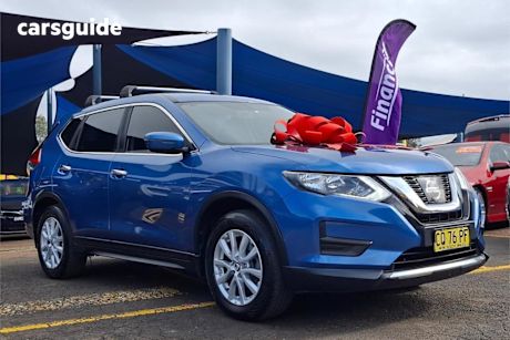 Blue 2018 Nissan X-Trail Wagon ST 7 Seat (2WD)