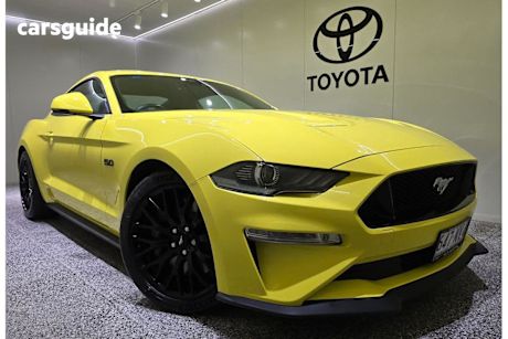 Yellow 2021 Ford Mustang Fastback GT 5.0 V8