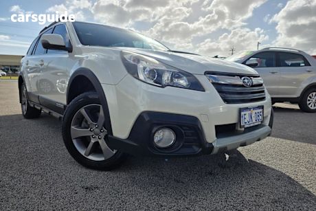 White 2013 Subaru Outback Wagon 2.0D Premium