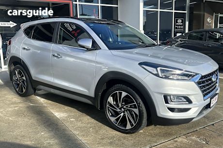 Silver 2020 Hyundai Tucson Wagon Highlander (awd)