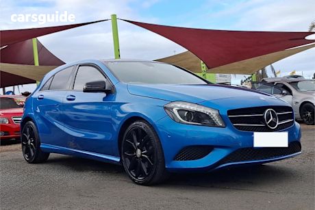 Blue 2013 Mercedes-Benz A180 Hatchback BE