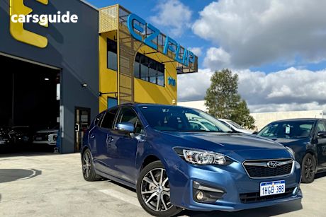 Blue 2018 Subaru Impreza Hatchback 2.0I-L (awd)