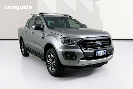 Silver 2020 Ford Ranger Double Cab Pick Up Wildtrak 3.2 (4X4)