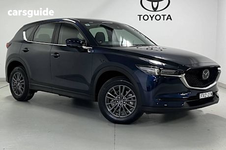 Blue 2021 Mazda CX-5 Wagon Maxx Sport (awd)