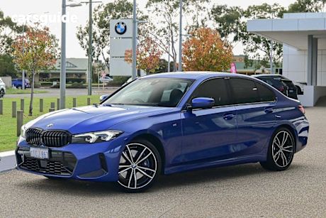 Blue 2023 BMW 3 Sedan 330I M SPORT R