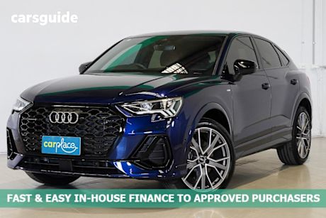 Blue 2022 Audi Q3 Sportback 40 Tfsi Quattro S Line