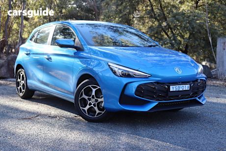 Blue 2025 MG MG3 Hatchback Essence Hybrid+