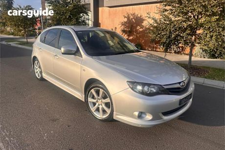 Silver 2010 Subaru Impreza Hatchback RS (awd)