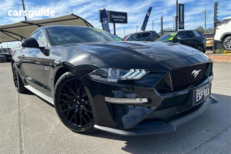Black 2018 Ford Mustang Coupe Fastback GT 5.0 V8