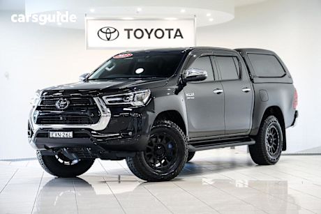 Black 2023 Toyota Hilux Ute Tray SR5 4X4