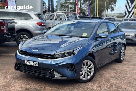 Blue 2024 Kia Cerato Hatchback S
