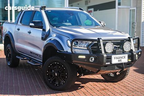 Silver 2020 Ford Ranger Double Cab Pick Up Wildtrak 2.0 (4X4)