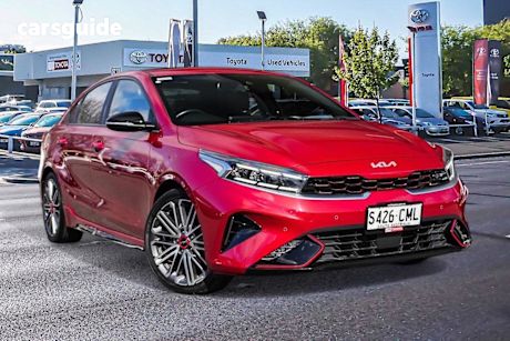 Red 2021 Kia Cerato Sedan GT F