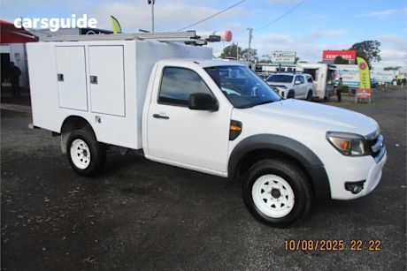 White 2010 Ford Ranger Cab Chassis XL (4X4)