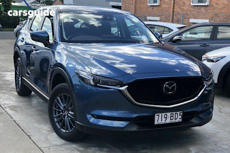 Blue 2021 Mazda CX-5 Wagon Maxx Sport (awd)