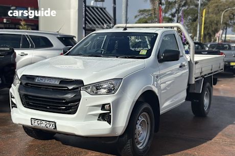 White 2023 Isuzu D-MAX Cab Chassis SX (4X2) High-Ride