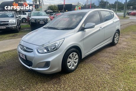 Silver 2015 Hyundai Accent Hatchback Active