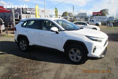 White 2024 Toyota RAV4 Wagon GX (2WD) Hybrid