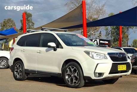 White 2013 Subaru Forester Wagon 2.0XT Premium