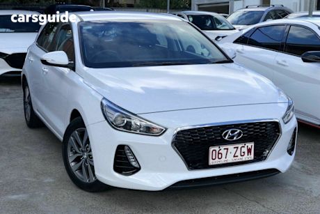White 2019 Hyundai I30 Hatchback Active