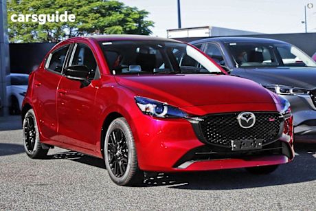 Red 2025 Mazda Mazda2 Hatch G15 EVOLVE F