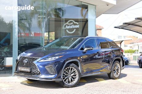 Blue 2020 Lexus RX Wagon RX350 F SPORT 4X4