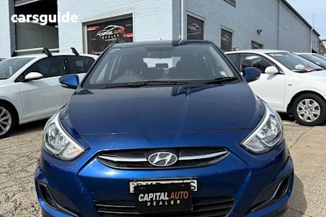 Blue 2016 Hyundai Accent Hatchback Active
