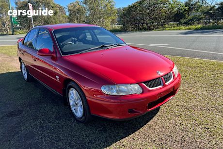 Red 2002 Holden Commodore Sedan Executive