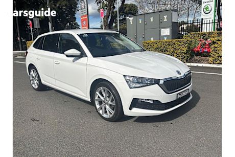 White 2020 Skoda Scala Hatch 110TSI F