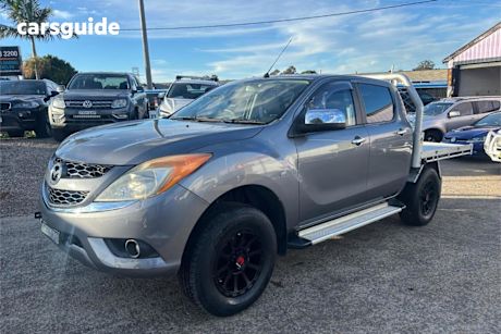 Grey 2014 Mazda BT-50 Dual Cab Utility XTR (4X4)