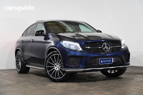 Blue 2018 Mercedes-Benz GLE43 Coupe 4Matic