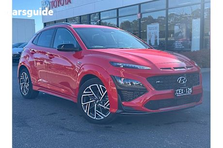 Red 2022 Hyundai Kona SUV N-LINE PREMIUM 4X4
