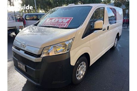 White 2022 Toyota Hiace Van LWB