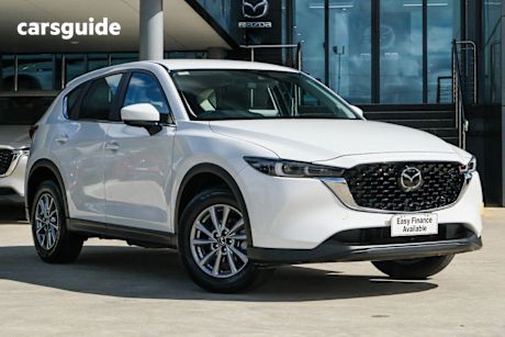White 2023 Mazda CX-5 SUV G25 MAXX SPORT F