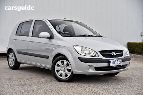 Silver 2008 Hyundai Getz Hatchback SX