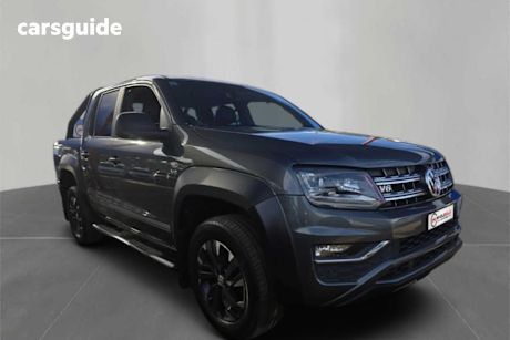 Grey 2018 Volkswagen Amarok Dual Cab Utility V6 TDI 550 Dark Label