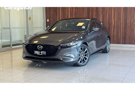 Grey 2024 Mazda Mazda3 Hatch G20 EVOLVE F