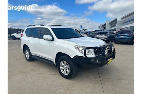 White 2010 Toyota Landcruiser Prado SUV GXL 4X4