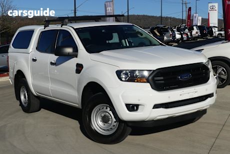 White 2020 Ford Ranger Double Cab Chassis XL 2.2 HI-Rider (4X2)