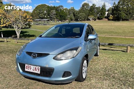Blue 2009 Mazda 2 Hatchback Neo
