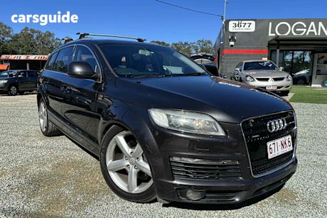 Black 2008 Audi Q7 Wagon 4.2 TDI Quattro