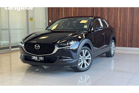 Black 2025 Mazda CX-30 SUV G25 TOURING F