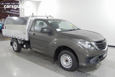 Grey 2018 Mazda BT-50 Cab Chassis XT (4X2) (5YR)