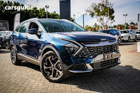 Blue 2024 Kia Sportage Wagon SX HEV (fwd)