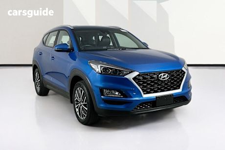 Blue 2019 Hyundai Tucson Wagon Active X (fwd)
